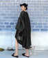 Balloon Sleeve Fishtail Dress